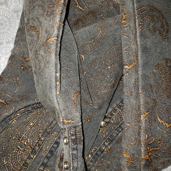 Seta Max Distressed Boling Embellished Jacket - Picture 12 of 16